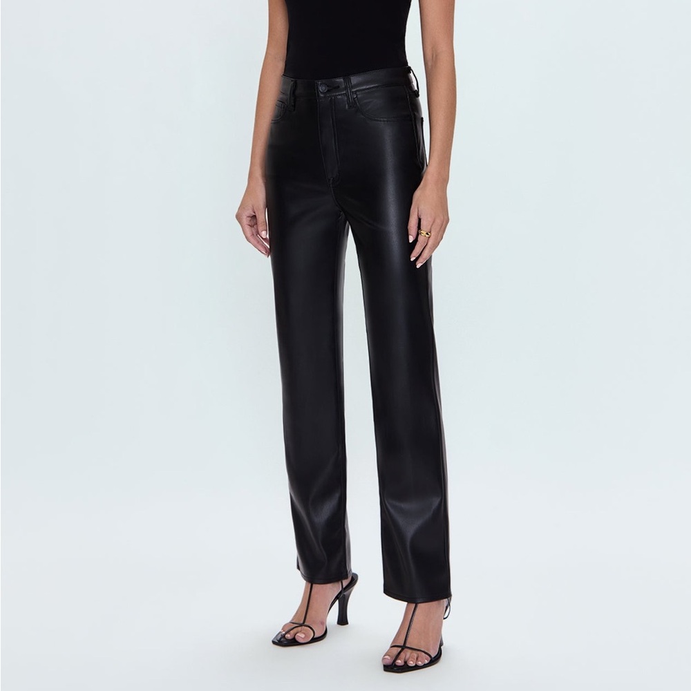 Pistola Black Leather Pants